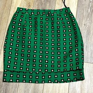 🛍️ HD in Paris beautiful miniskirt color: green, black, gold